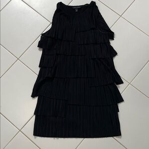 Banana Republic Black Layered Dress